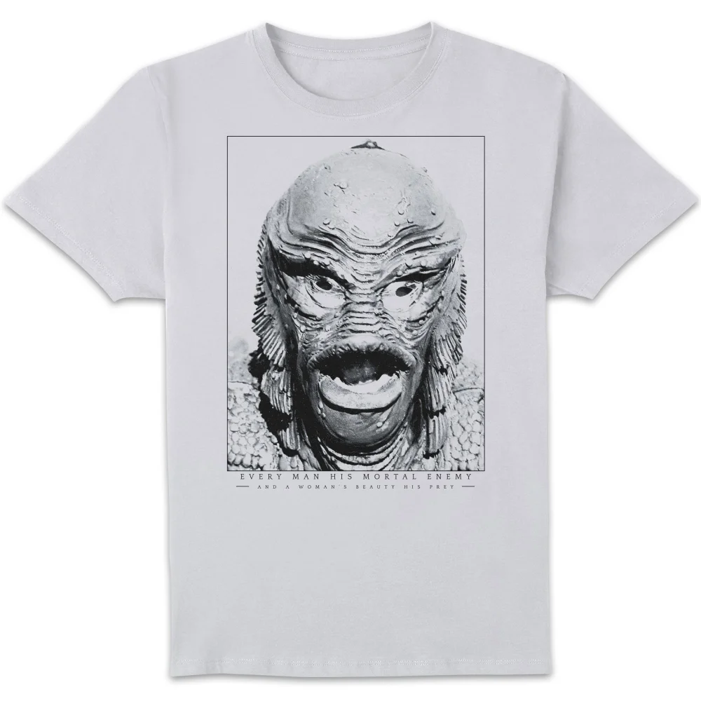 T-Shirt Homme L'Étrange Créature du lac noir Portrait - Universal Monsters - Blanc - S Image 1