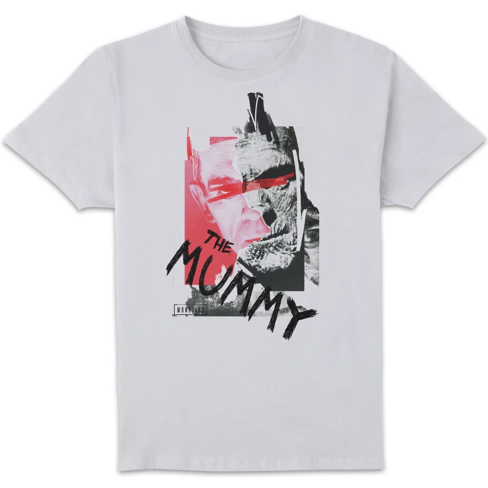 T-Shirt Homme La Momie Collage - Universal Monsters - Blanc - S Image 1