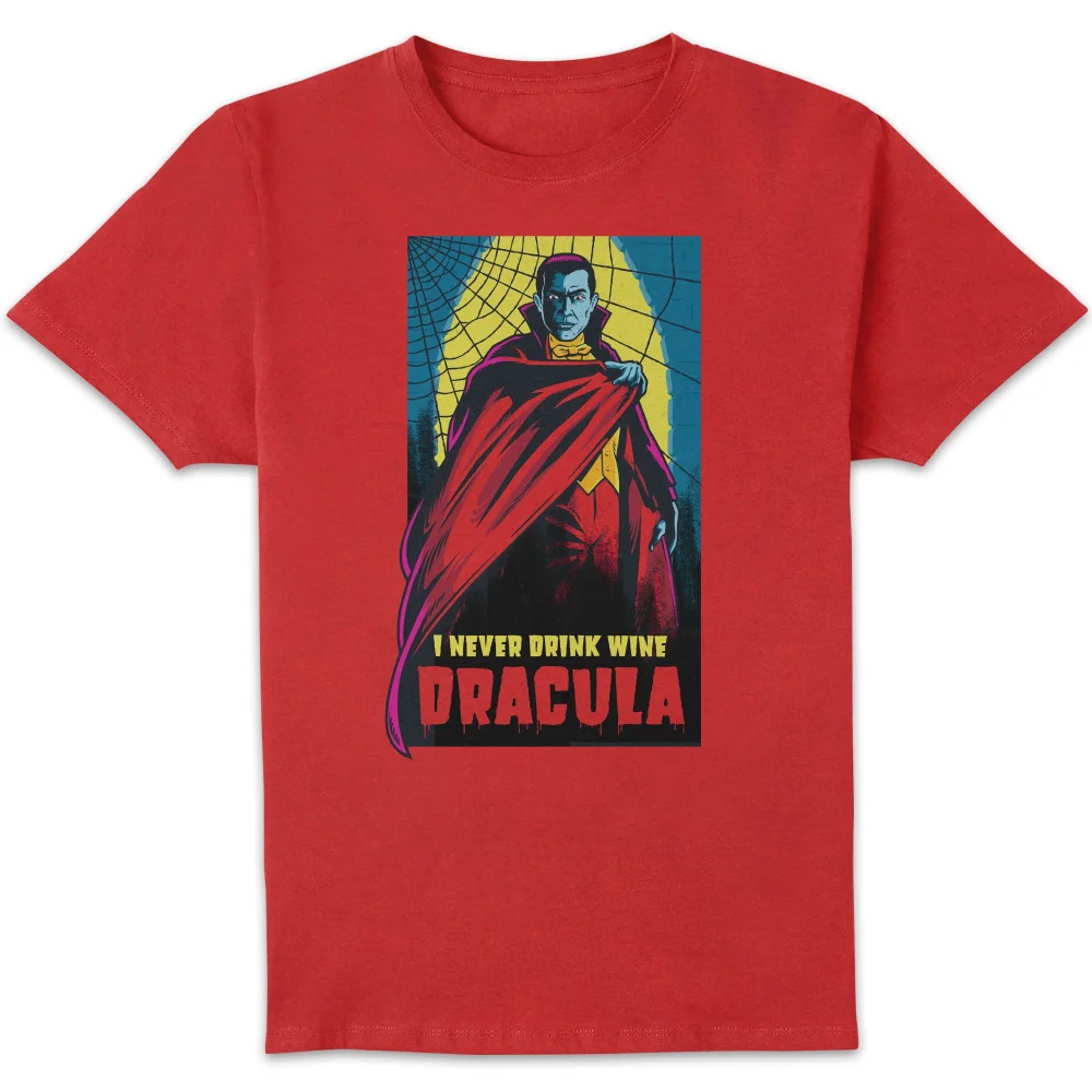 T-Shirt Homme Dracula Rétro - Universal Monsters - Rouge - S Image 1