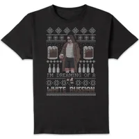 T-Shirt de Noël Homme The Big Lebowski Im Dreaming Of A White Russian - Noir