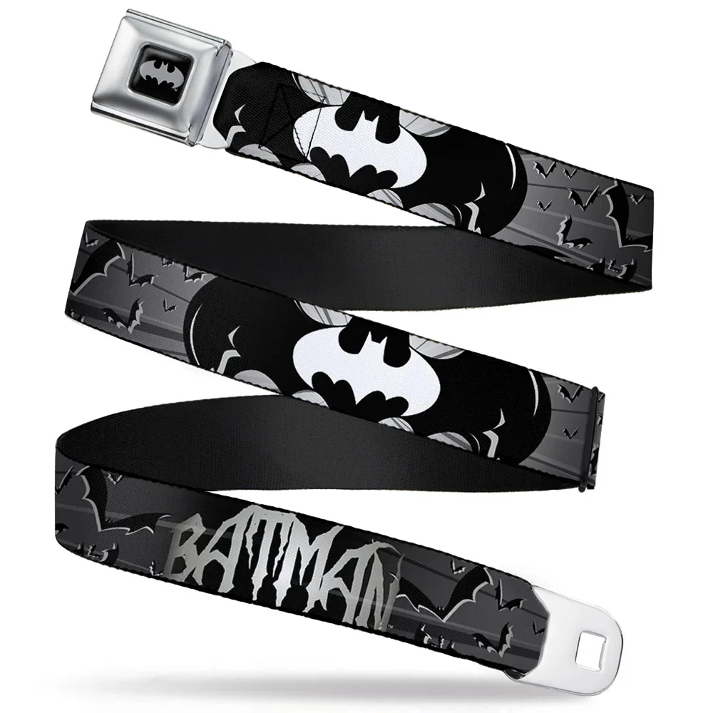 Buckle-Down DC Comics Batman Seatbelt Belt - Multi Image 1