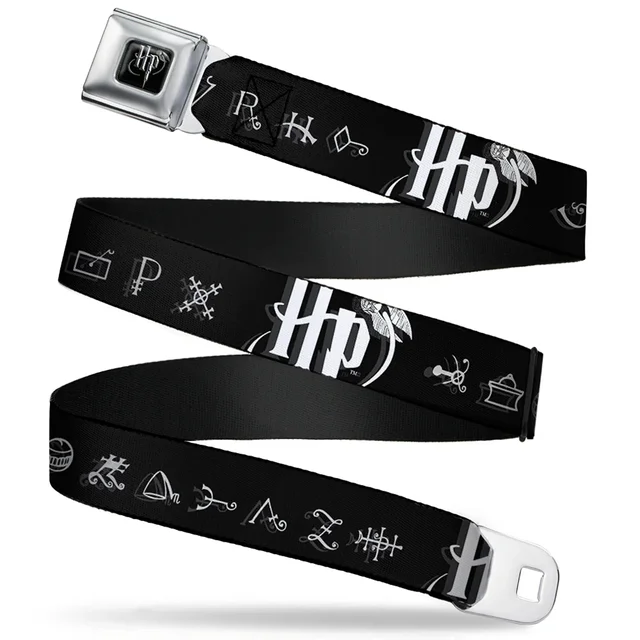 Buckle-Down Harry Potter Logo Seatbelt Belt - Full Colour