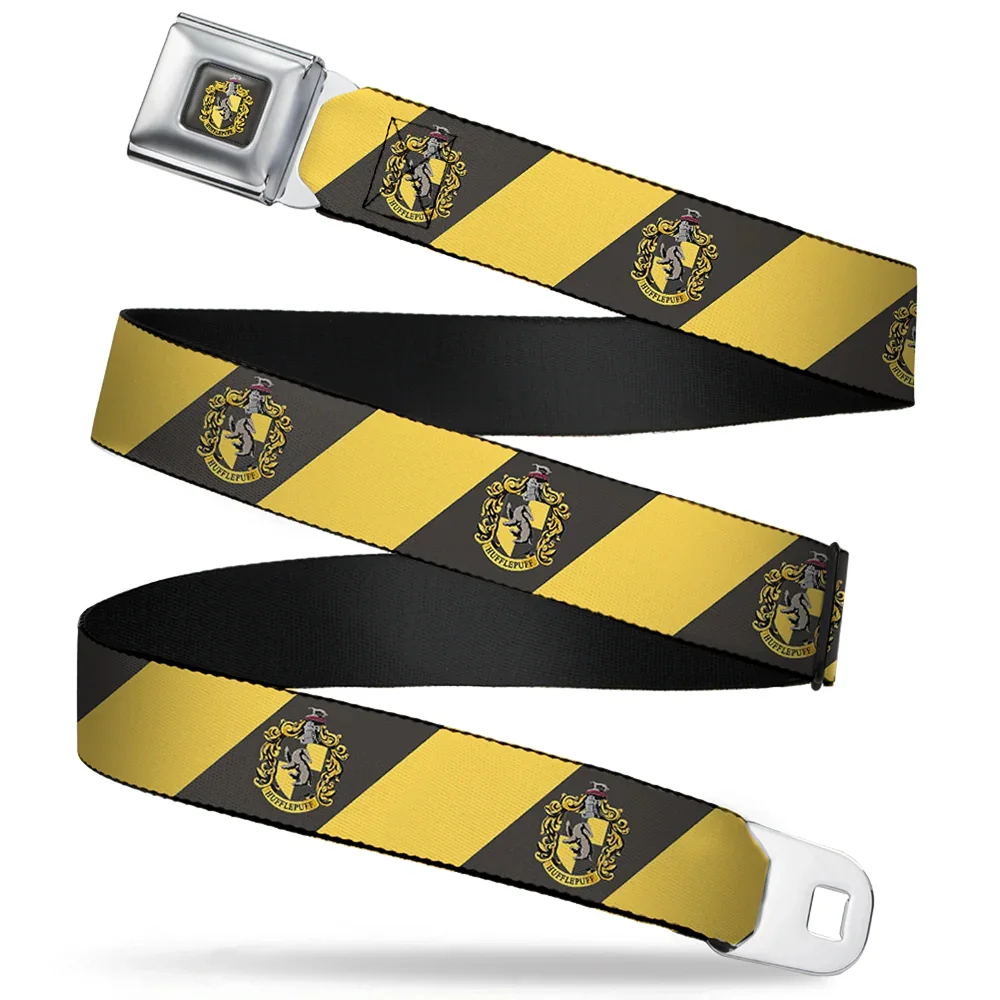 Buckle-Down Harry Potter Hufflepuff Seatbelt Belt - Multi Image 1