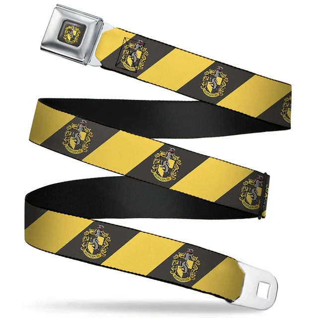 Buckle-Down Harry Potter Hufflepuff Seatbelt Belt - Multi