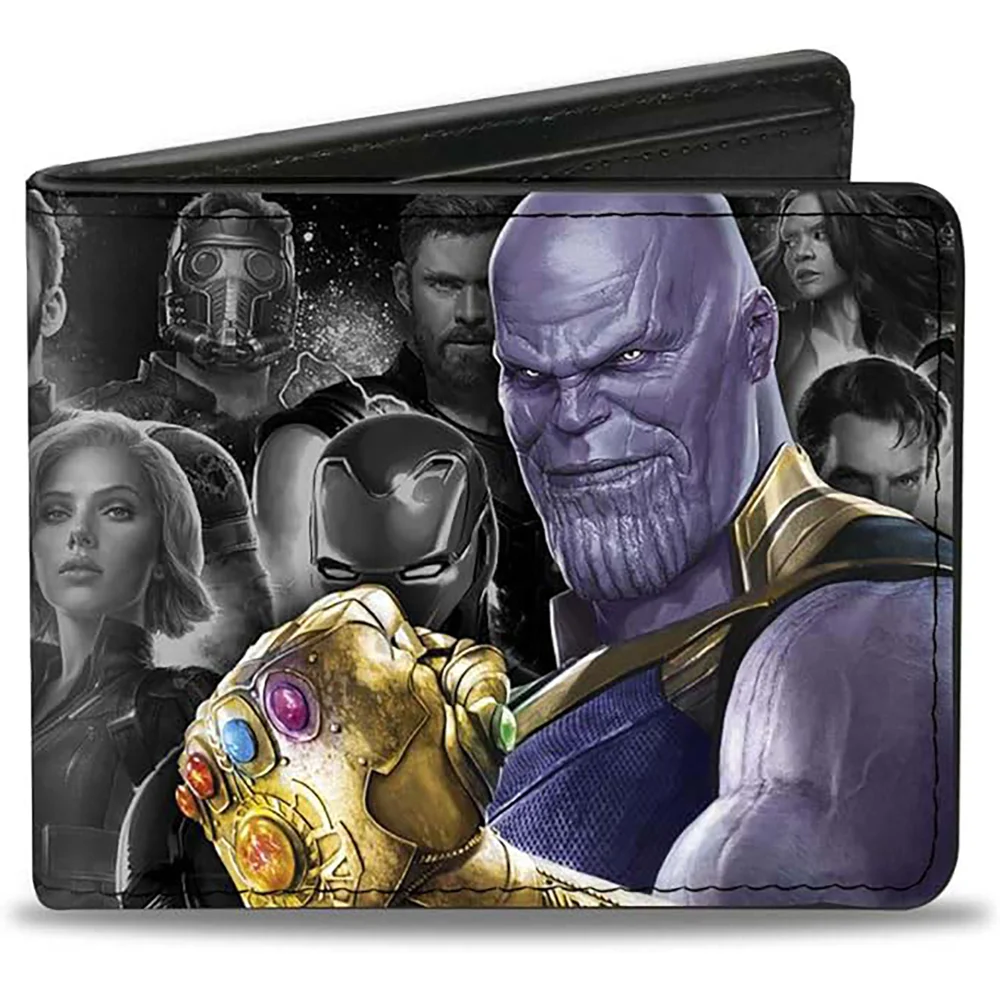 Buckle-Down Marvel Avengers: Infinity War Thanos Fist Pose Bi-Fold Wallet Image 1