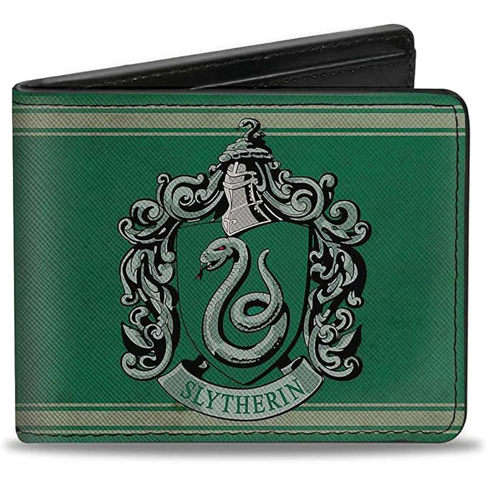 Buckle-Down Harry Potter Slytherin Bi-Fold Wallet Image 1