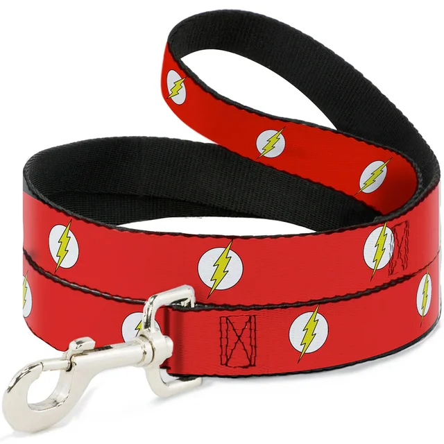 Buckle-Down DC Comics The Flash Logo Dog Leash - Multi