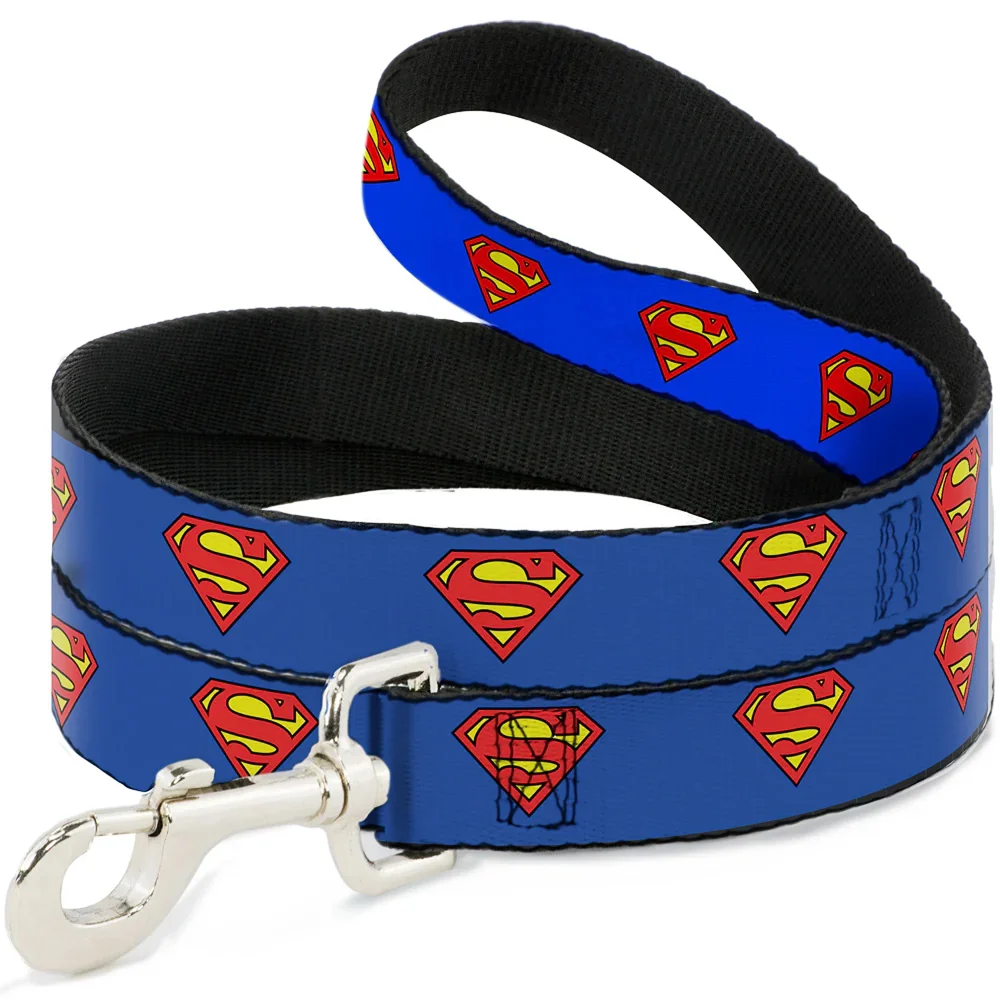 Buckle-Down DC Comics Superman Shield Dog Leash - Multi Image 1
