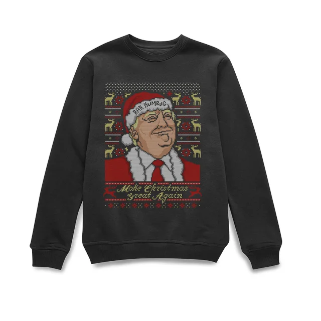 Make Christmas Great Again Pull de Noël - Noir