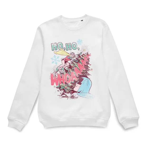 DC Ho Ho Whoaaaaaaa Pull de Noël - Blanc