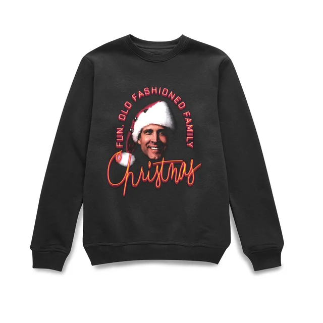 National Lampoon Fun Old Fashioned Family Christmas Pull de Noël - Noir