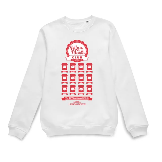 National Lampoon Jelly Of The Month Club Pull de Noël - Blanc