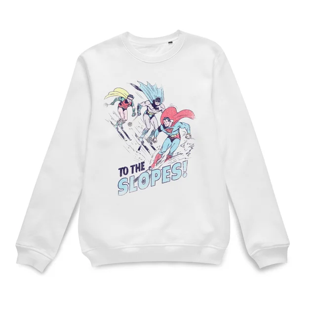 DC To The Slopes! Pull de Noël - Blanc