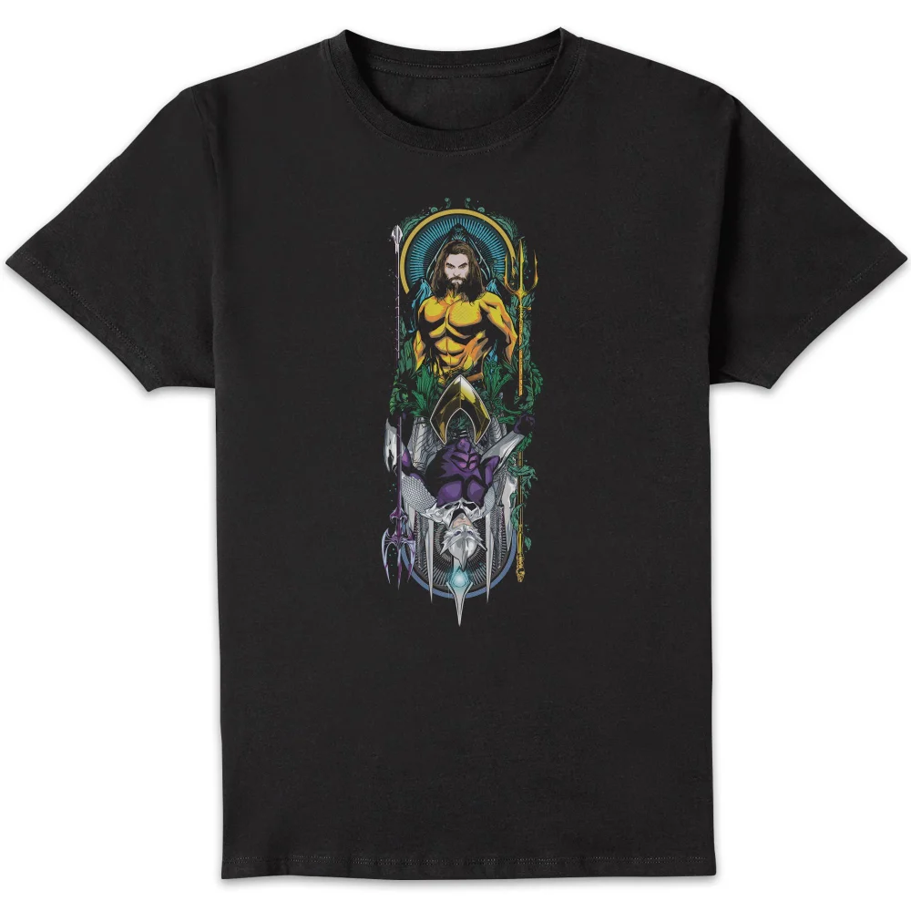 Aquaman and Ocean Master Men's T-Shirt - Black - S Image 1