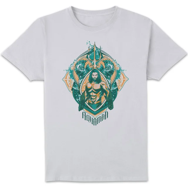 Aquaman Seven Kingdoms Men's T-Shirt - White