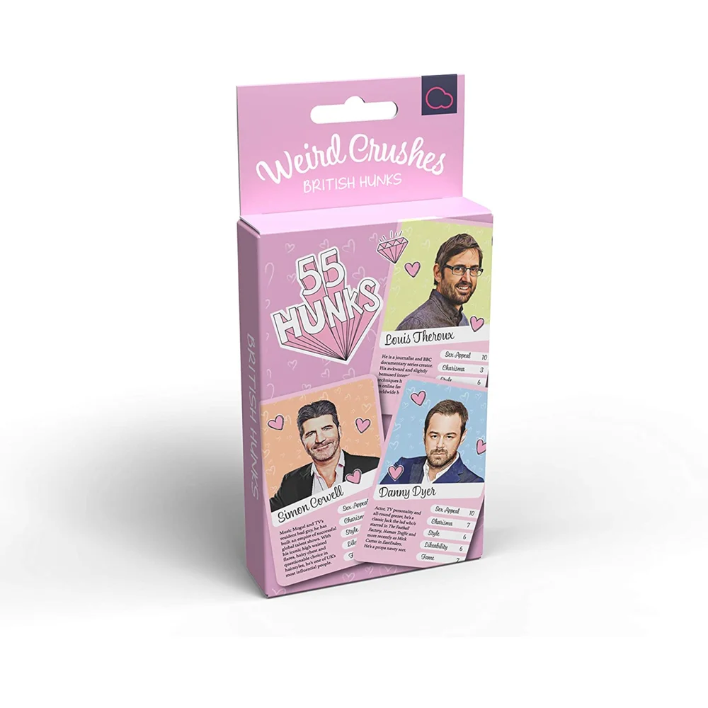 Weird Crushes British Hunks Card Game Image 1