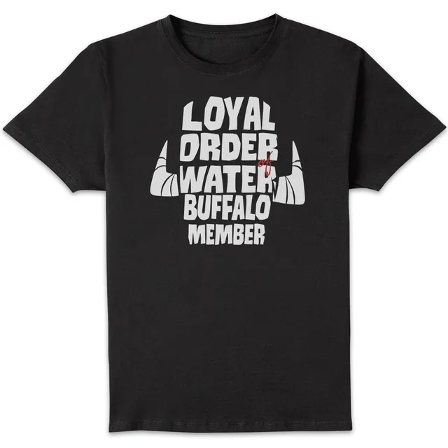 The Flintstones Loyal Order Of Water Buffalo Member Men's T-Shirt - Black