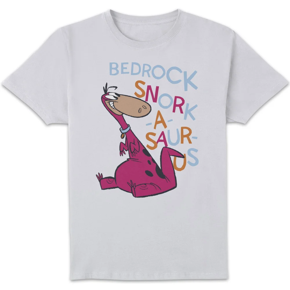 The Flintstones Bedrock Snork-A-Saur-Us Men's T-Shirt - White - S Image 1