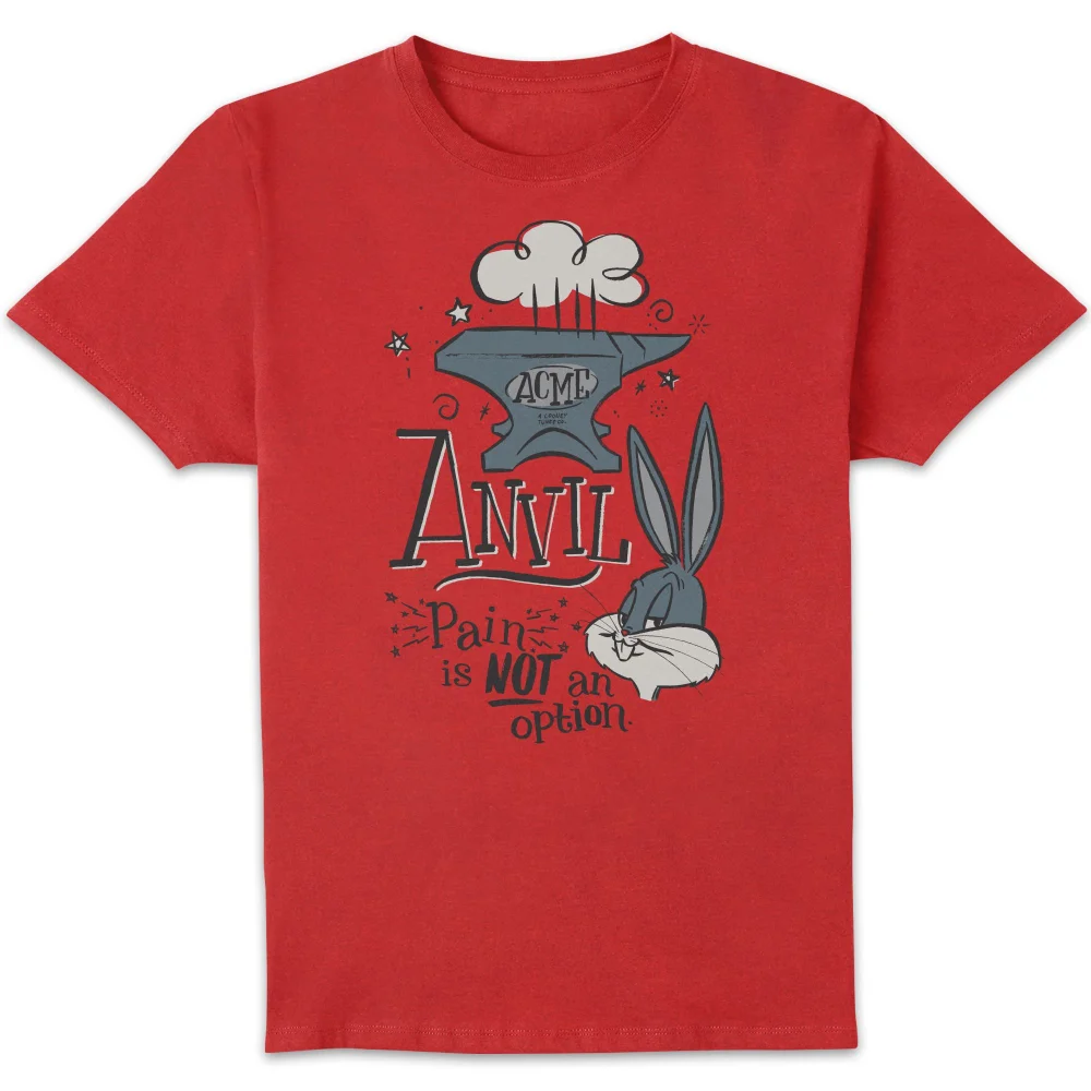 Looney Tunes ACME Anvil Men's T-Shirt - Red - S Image 1