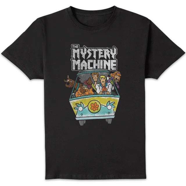 Scooby Doo Mystery Machine Heavy Metal Men's T-Shirt - Black