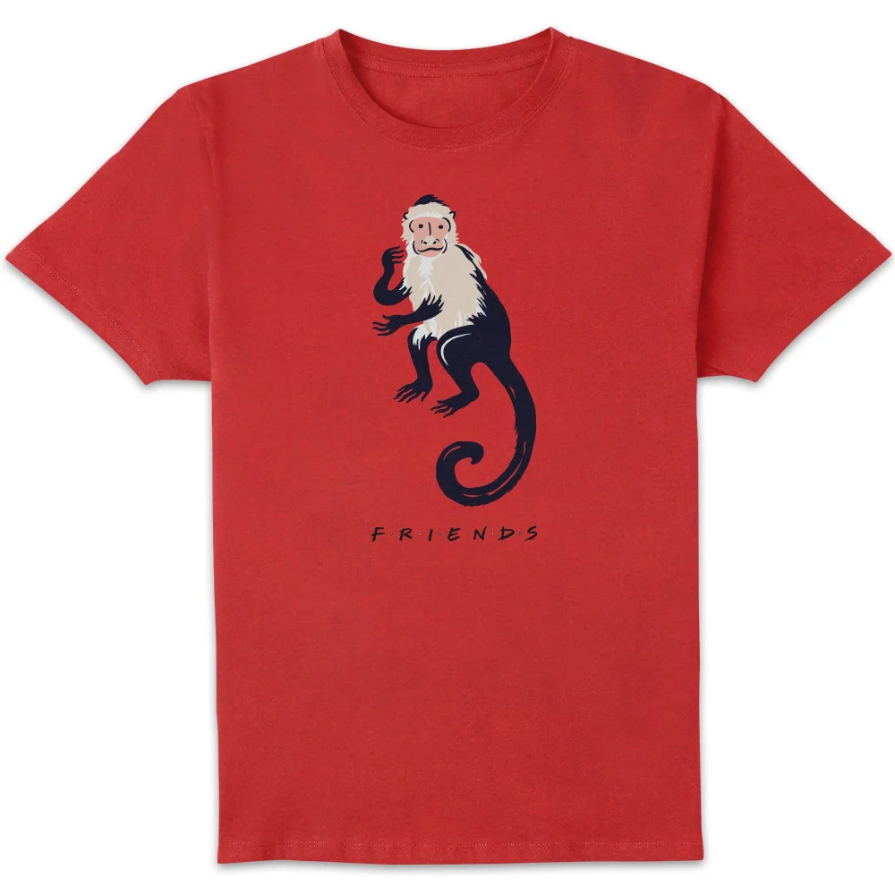 Friends Marcel The Monkey Men's T-Shirt - Red - S Image 1
