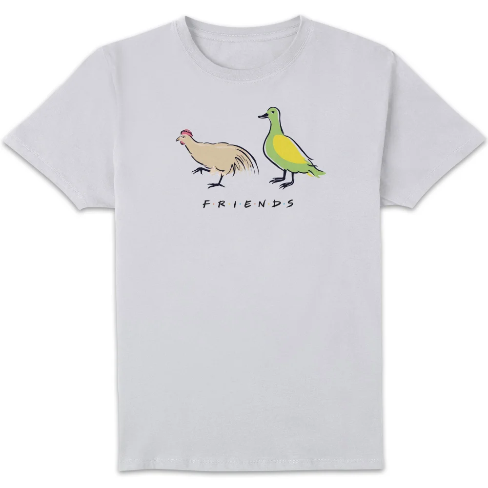 Friends The Chick And The Duck Men's T-Shirt - White - S Image 1