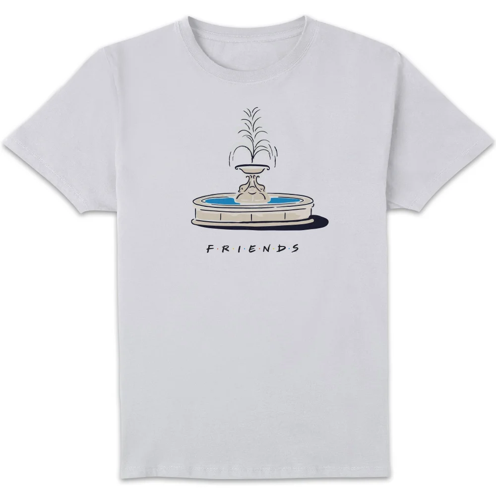 Friends Fountain Men's T-Shirt - White - S Image 1