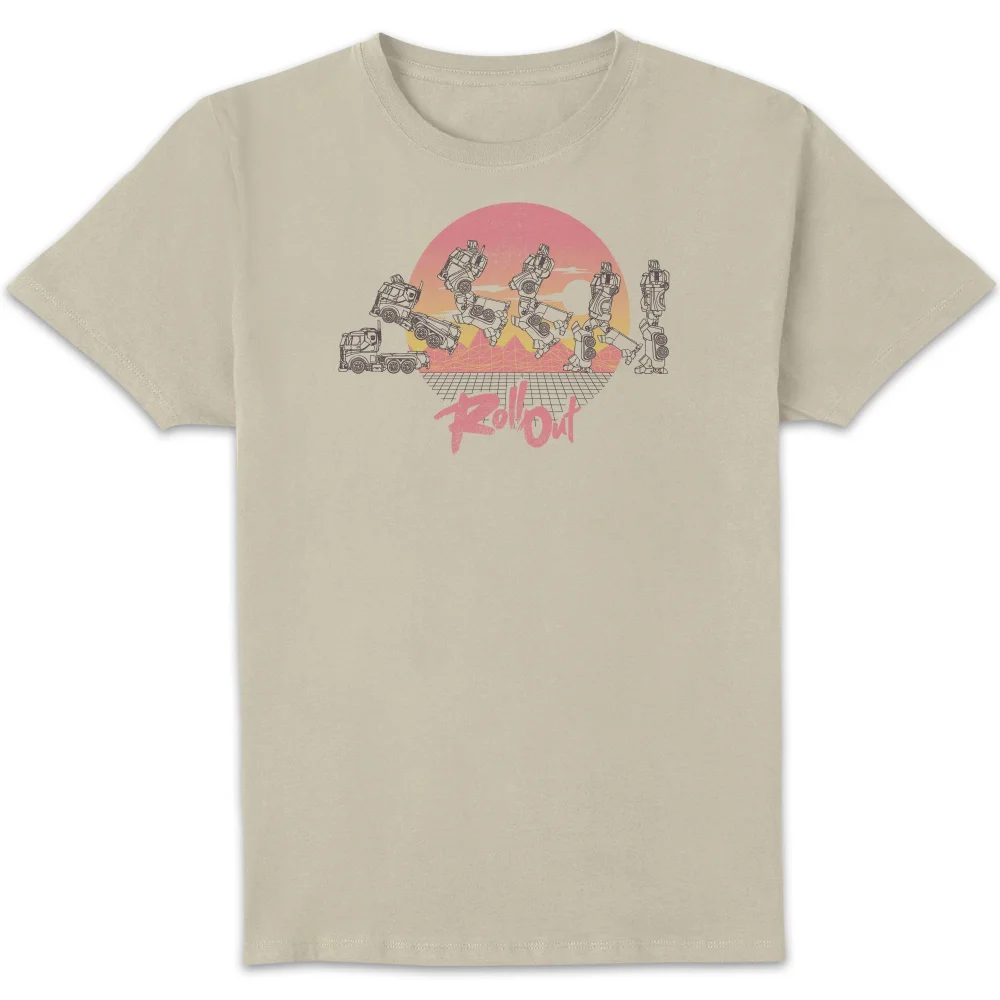 Transformers Roll Out T-Shirt - Blanc Vintage Wash - S Image 1