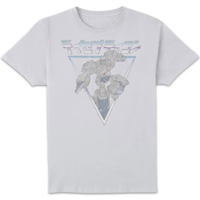 Transformers Megatron Rétro Japonais T-Shirt - Blanc