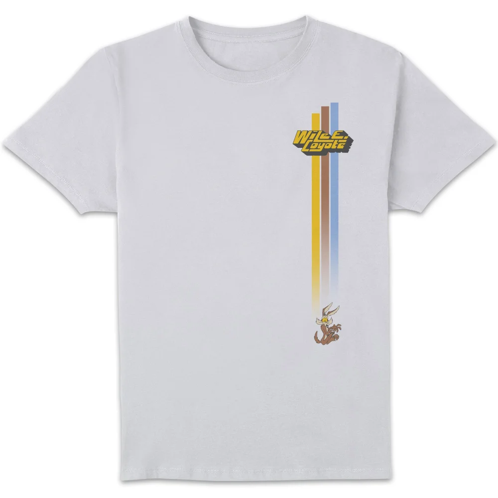 Looney Tunes Kaboom ! Bip Bip et Coyote Ligne Rétro - Blanc - S Image 1