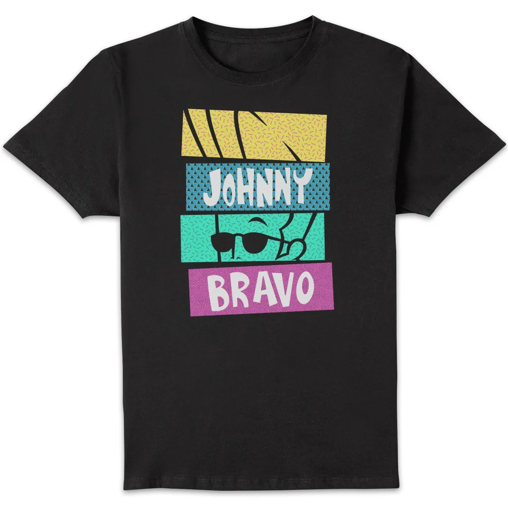 Cartoon Network Spin Off T-Shirt Johnny Bravo 90's Slices- Noir - S Image 1