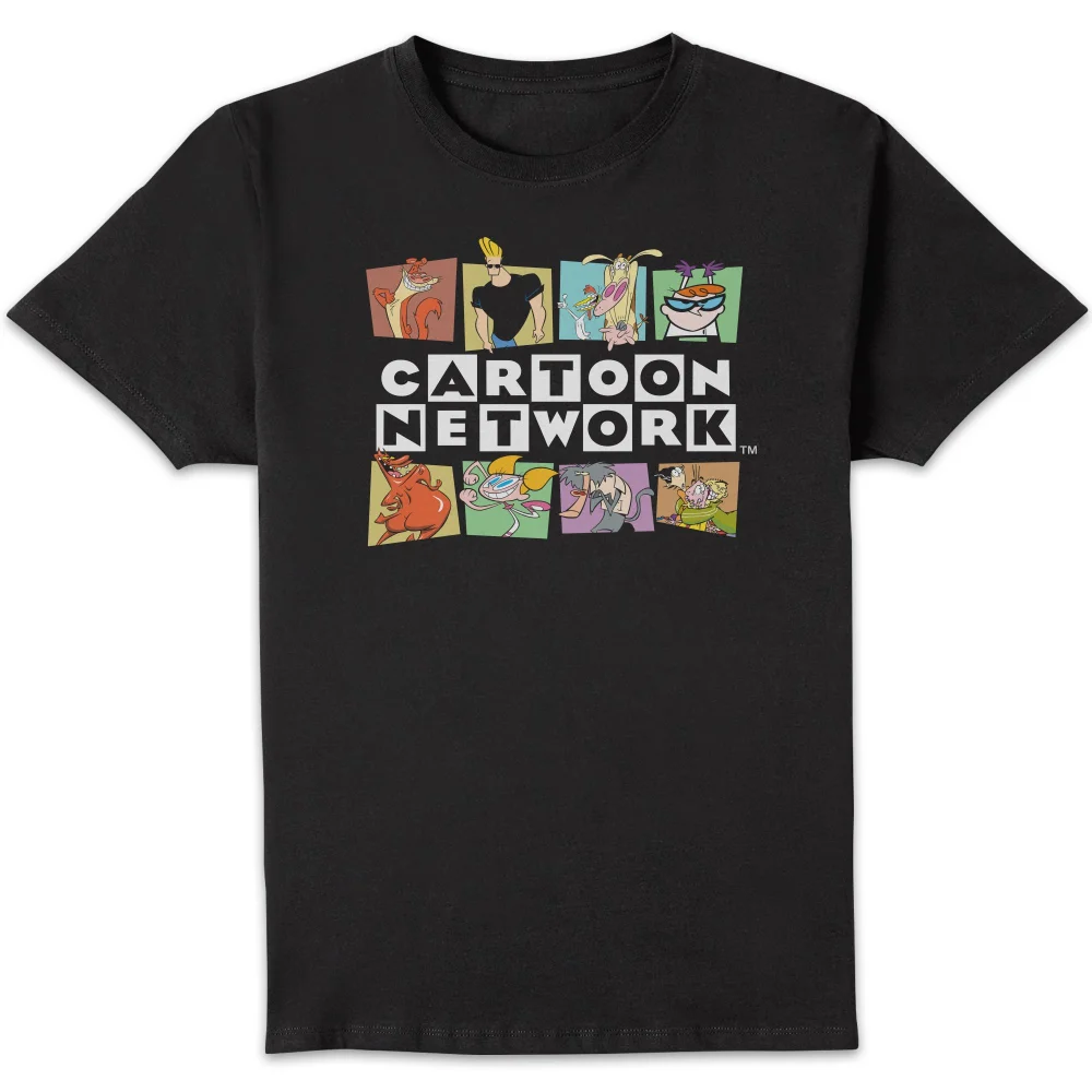 Cartoon Network Logo Characters Men's T-Shirt - Black - S Image 1