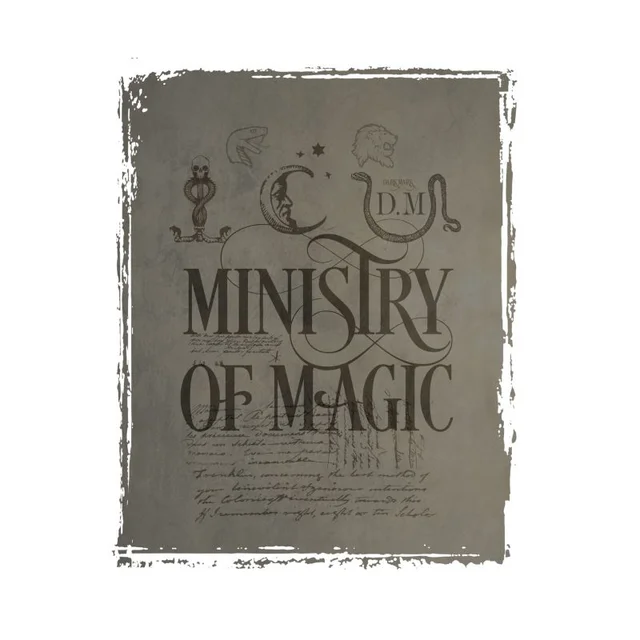 Harry Potter Ministry Of Magic Men's T-Shirt - White