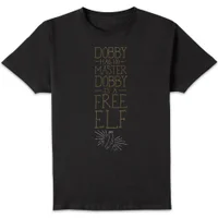 Harry Potter Dobby Is A Free Elf Men's T-Shirt - Black