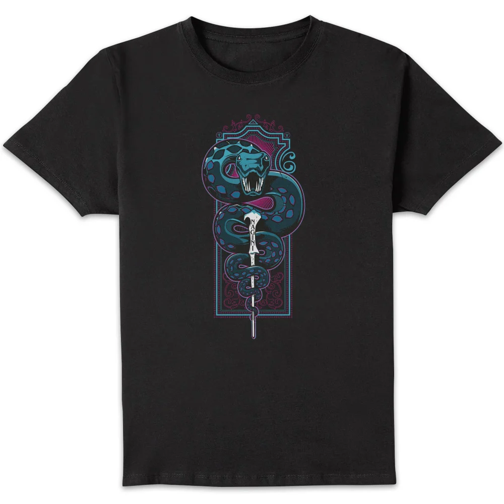 Harry Potter Nagini Neon Men's T-Shirt - Black - S Image 1