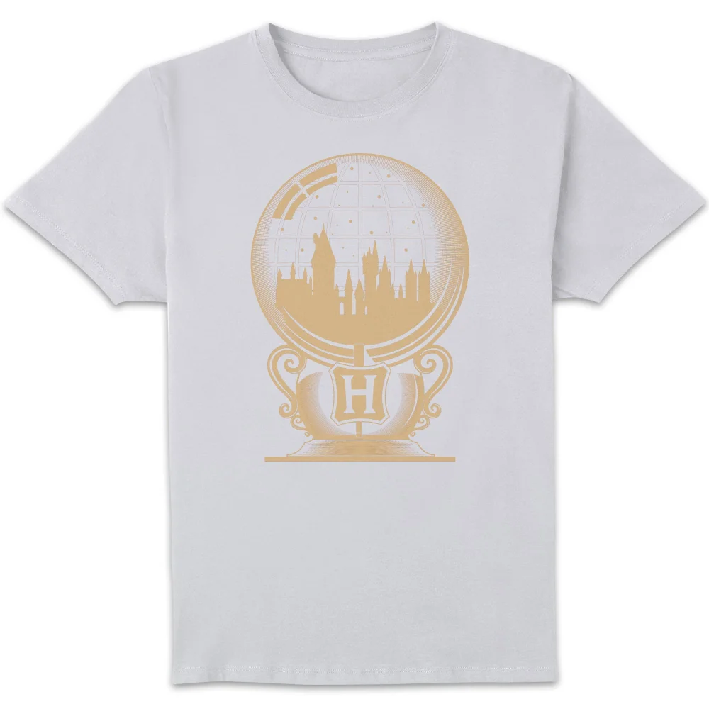 Harry Potter Hogwarts Snowglobe Men's T-Shirt - White - S Image 1
