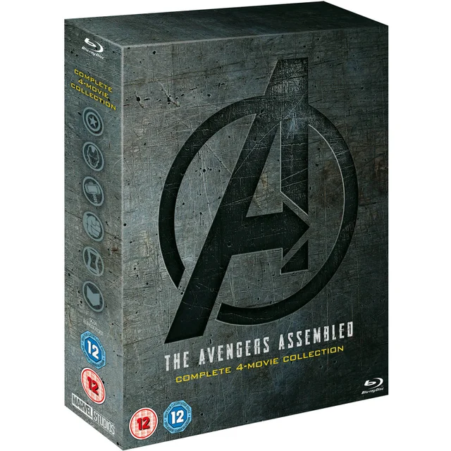 Coffret Blu-ray complet Avengers 1-4