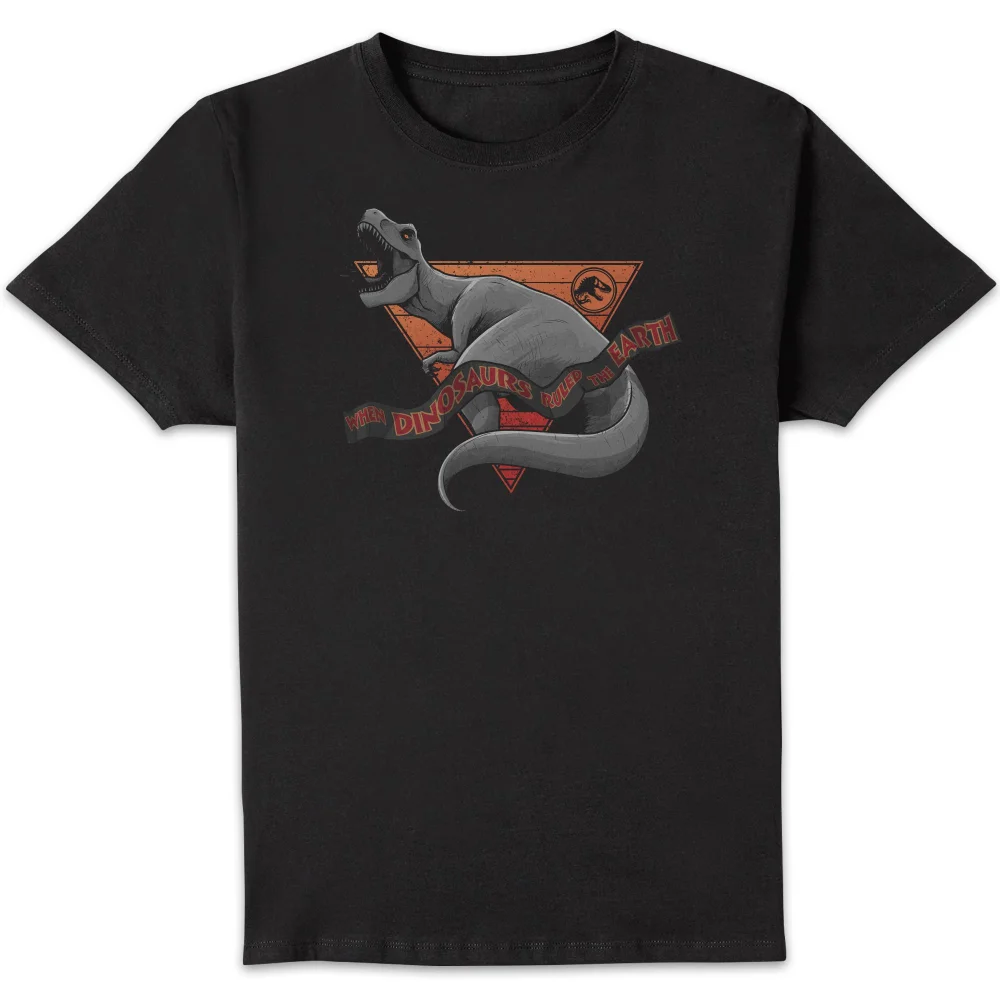 Jurassic Park Primal "When Dinosaurs Ruled The Earth" T-Shirt Unisexe -Noir - S Image 1