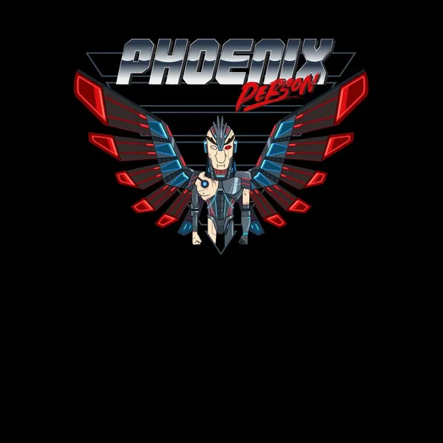 T-shirt - Rick and Morty Phoenix Person - Noir