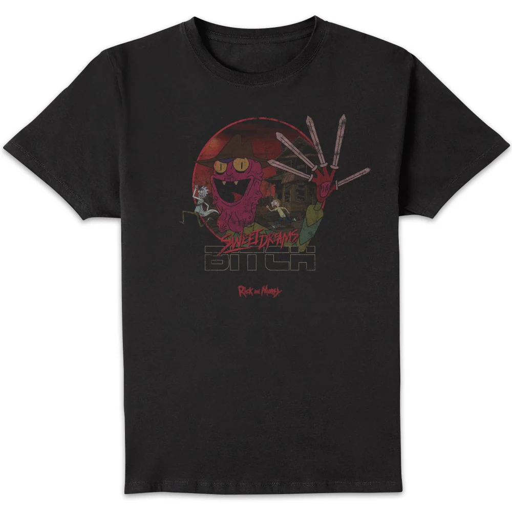 T-shirt - Rick and Morty Nightmare On Scary Street - Noir - S Image 1
