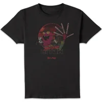 T-shirt - Rick and Morty Nightmare On Scary Street - Noir