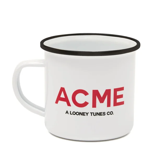 Tasse Looney Tunes ACME Capsule Coyote Enamel - Blanche