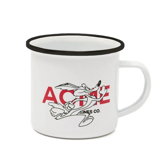 Tasse Looney Tunes ACME Capsule Coyote Enamel - Blanche