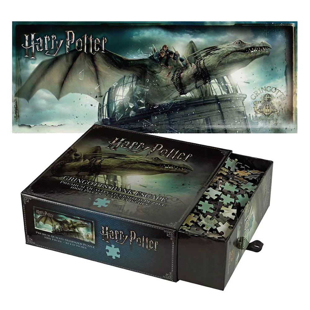 Harry Potter Puzzle Gringotts Bank Escape 1000 pièces - Noble Collection Image 1