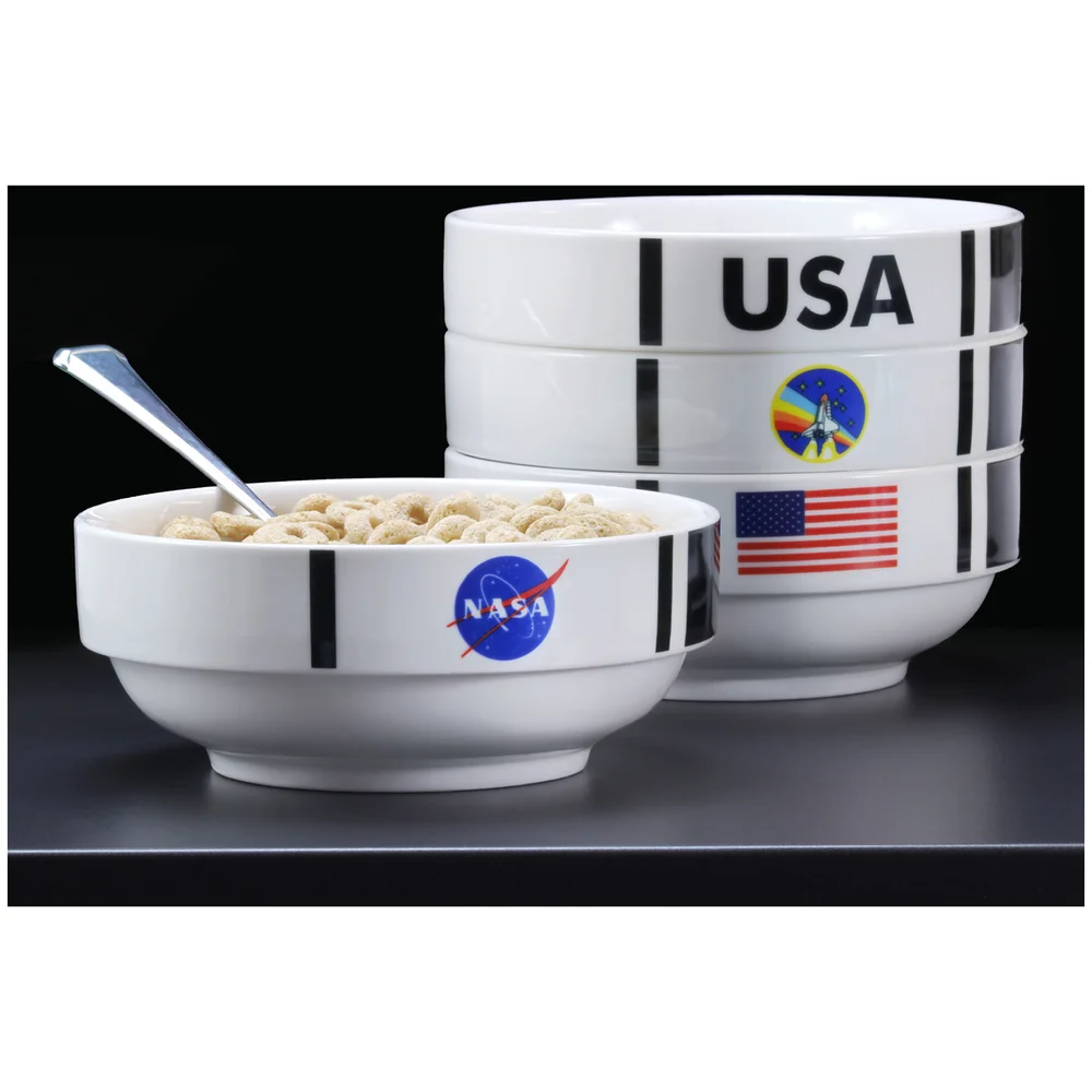 Set de bols empilables navette de la NASA Image 1