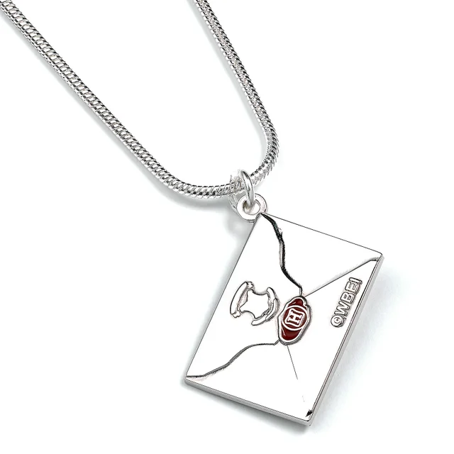 Collier lettre d'acceptation de Poudlard Harry Potter