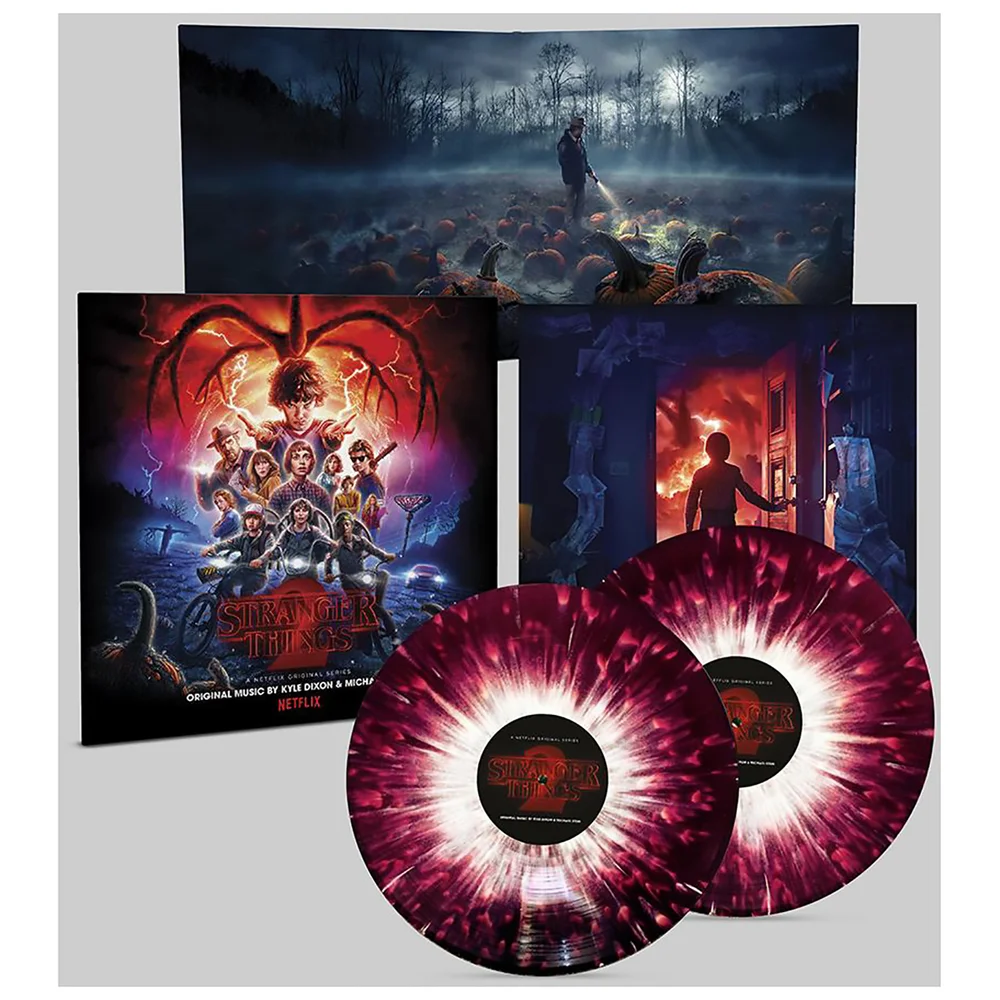 Stranger Things 2 (A Netflix Original Series Soundtrack) 180g 2xLP (Cristal avec éclats bleus et blancs) Image 1