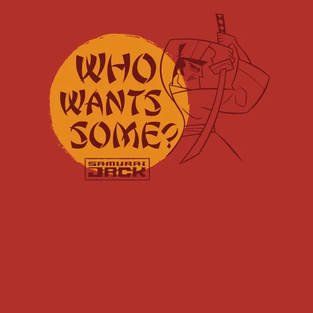 Samurai Jack Who Wants Some Men's T-Shirt - Red