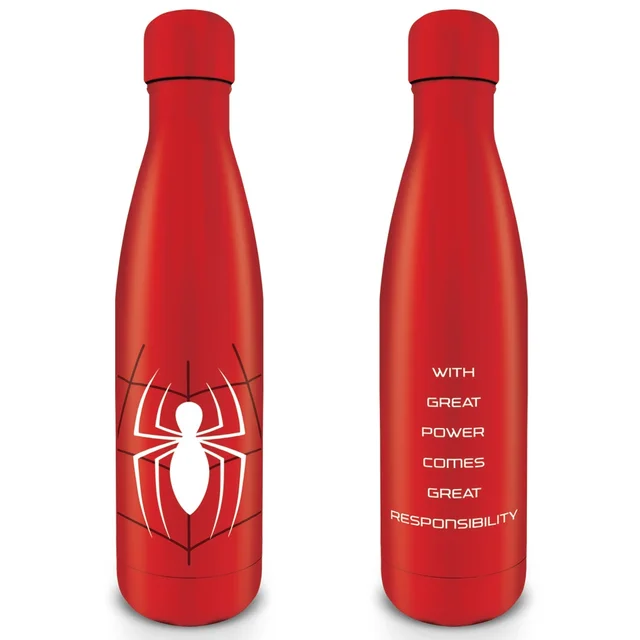 Bouteille d'eau en métal Spider-Man (torse)