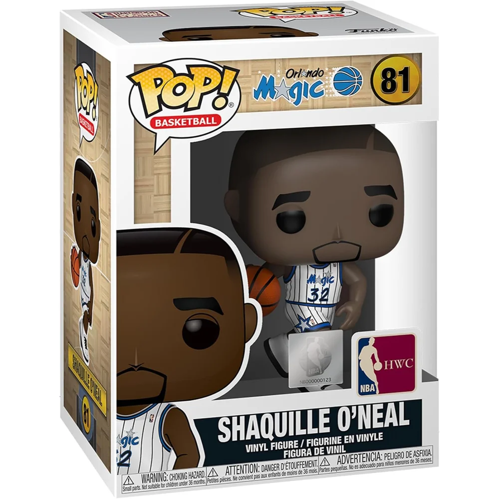 Figurine Pop! Shaquille O'Neal (Maillot Magic Domicile) - NBA Legends Image 1